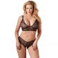 Cottelli Bunnløs Blonde BH-sett Plus Size  1