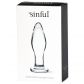 Sinful BumBum Glass Butt Plugg Small  4