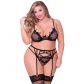 Seven til Midnight Nothing But Net BH-sett Plus Size  1