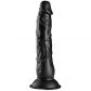 Willie City Realistisk Svart Sugekoppdildo 23 cm  1