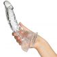 King Cock Clear Dildo med Baller 20 cm  50