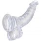 King Cock Clear Dildo med Baller 20 cm  3