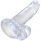 King Cock Clear Dildo med Baller 19 cm  4