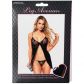 Leg Avenue Romantic Babydoll og G-Streng Sett  100
