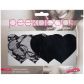 Peekaboos Nipple Stickers Hjerte Blonde 2 pk  100