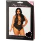 Leg Avenue Teddy med Fransk Åpning og Blonder Plus Size  100
