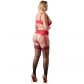 Cottelli Rød Half Cup BH-sett Plus Size  2