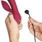 Rocks Off Everygirl Rabbitvibrator Bordeaux produkt i hånd 51
