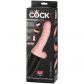 King Cock Plus Thrusting Dildo med Pung 17,5 cm 90