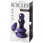 Icicles No 83 Vibrating Glass Analplugg Emballasjebilde 90