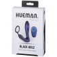 Hueman Black Hole Analvibrator med Penisring  90