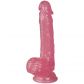 Baseks Glitterdildo med Baller 20,5 cm Produktbilde 1