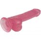 Baseks Glitterdildo med Baller 20,5 cm Produktbilde 4