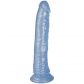 Baseks Glitter Blå Dildo 20,5 cm Produktbilde 1