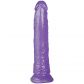 Baseks Lilla Glitterdildo 20,5 cm. Produktbilde 2