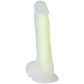 Baseks Glow in the Dark Gul Dildo 21,5 cm Produktbilde 3