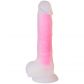 Baseks Glow in the Dark Rosa Dildo 21,5 cm Produktbilde 3