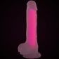 Baseks Glow in the Dark Rosa Dildo 21,5 cm Produktbilde 5