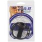 Blue Line C&B Gear Silikon T-stil Cock Ring med Ball Divider Emballasjebilde 90