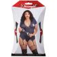 Dreamgirl Lieutenant Lusty Police Costume Plus Size Emballasjebilde 90
