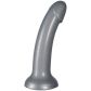 baseks Sparkling Sølv Silikondildo 18 cm Produktbilde 1