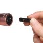 Doxy Rose Gold Bulletvibrator Produktbilde med hånd 52