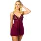 NORTIE Basil Bordeaux Babydoll Sett Produktbilde 1