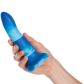Sinful Business Blue Space Dildo 18 cm Produktbilde med hånd 50