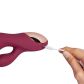 Sinful Extreme Bordeaux Powerful Rabbitvibrator Produktbilde med hånd 51