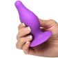 Squeeze-It Squeezable Medium Analplugg Produktbilde med hånd 5