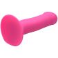 Squeeze-It Squeezable Vibrerende Rosa Dildo 17,5 cm Produktbilde 4
