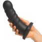 Sportsheets Banx Hollow Ribbed Dildo Produktbilde med hånd 50