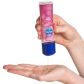 Skins Juicy Bubblegum Burst Vannbasert Glidemiddel 130 ml Produktbilde med hånd 52