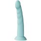 Dillio Platinum Slim Seven Teal Dildo med sugekopp 21 cm Produktbilde 2