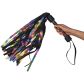 Strict Rainbow Flogger i Lær 90,5 cm Produktbilde med hånd 50