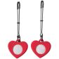 Charmed Light Up Heart Tweezer Nipple Clamps Produktbilde 1