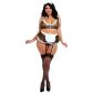 Dreamgirl Maid For You Mesh Hushjelpkostyme Plus Size Produktbilde 1