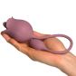 Amaysin Licking Rose and Egg Vibrator Produktbilde med hånd 50