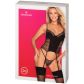 Obsessive Sharlotte Korsett og Tanga med Blonder Emballasjebilde 90