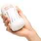 TENGA Rolling Gyro Gentle Vacuum Cup Masturbator Produktbilde med hånd 50