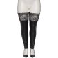 NORTIE Fetish Wetlook Hold-up Strømper Plus Size Produktbilde 4