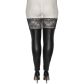 NORTIE Fetish Wetlook Hold-up Strømper Plus Size Produktbilde 6