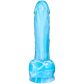 baseks Glow in the Dark Blue Sky Realistisk Dildo 20,5 cm Produktbilde 2