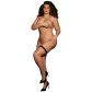Le Désir Belle Strømpebånd Plus Size Produktbilde på modell 1