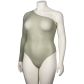 NORTIE Araceae One Sleeve Bodystocking Plus Size Produktbilde 5