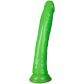 Realrock Glow in the Dark Slim Dildo med Sugekopp 23 cm Produktbilde 1