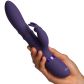 Vive Sora Thrusting Rings G-punkt Rabbitvibrator Produktbilde med hånd 50