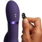 Vive Sora Thrusting Rings G-punkt Rabbitvibrator Produktbilde med hånd 51