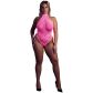 Ouch! Glow in The Dark Neonrosa Body Plus Size Produktbilde 1