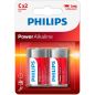 Philips LR14 C Alkaline Batterier 2 stk.
